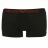 Boxer Emporio Armani Noir en coton stretch, logo rouge