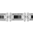 Bracelet acier cable et carbone