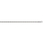 Bracelet argent maille corde - 2,3mm / 18cm