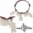 Bracelet chérubin - argent et nacre
