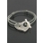 Bracelet Cordon Mon Coeur en Argent