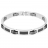 BRACELET HOMME ACIER, CARBONE & CAOUTCHOUC - Modernité & Elégance