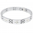 BRACELET HOMME ACIER & OR - Vis en Or Soudées