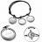 Bracelet médailles Milady argent