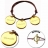 Bracelet médailles Milady plaqué or