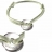 Bracelet mini jeton argent