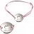Bracelet mini jeton coeur argent