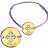 Bracelet mini jeton croix occitane or