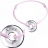 Bracelet mini jeton or blanc tourmaline