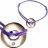 Bracelet mini jeton or jaune diamant