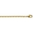 Bracelet plaqué or petite maille paloma - 1,5mm / 18cm