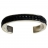 BRACELET RIGIDE ARGENT & CUIR - Design