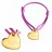 Bracelets Kids coeur plaqué or