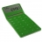 Calculatrice écodesign solaire en PLA verte