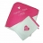 Cape de bain Maman+Papa=moi + gant bl/fu