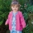 Cardigan coton bio - Knitted Swing Rose