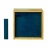 Carre 40 bleu foncé