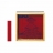 Carré 40 rouge