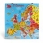 Carte de l'Europe magnétique