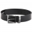 CEINTURE ALBERT CUIR LISSE - Boucle Acier Brossé