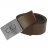 Ceinture Calvin Klein boucle pleine Marron Foncé
