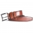 Ceinture en cuir Marron-Ocre Ajustable