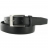 CEINTURE EN CUIR NOIR REGLABLE PAR VIS - Jusqu'à 150 cm