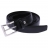 Ceinture Grande taille Pierre Cardin en cuir noire surpiquée