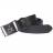 Ceinture Noire, petite boucle pleine, siglée CK
