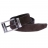 Ceinture Pierre Cardin en cuir marron touché daim, Ajustable