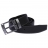Ceinture Pierre Cardin en cuir noire texturée, Ajustable