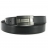 CEINTURE PLAQUE ACIER BROSSE REVERSIBLE - Noir ou Chocolat
