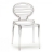 Chaise design Crystal Stripes