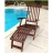 Chaise longue de jardin Steamer en teck