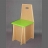 Chaise vert Granny Smith