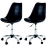 Chaises de bureau design Irène (X2)