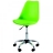 Chaises de bureau design Irène (X2) Couleur Vert Matière Polypropylene