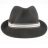 Chapeau Trilby en feutre Noir Göttman