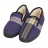 Charentaises en Laine naturelle Arthur Stockholm violet