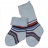 Chaussettes Bébé Coton bio bouclé Rayé Bleu