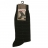 Chaussettes Coton Mercerisé Noires à motifs