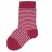 Chaussettes Enfant Coton bio Rayé Rose-Fuchsia