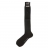 Chaussettes hautes en fil d'écosse Pierre Cardin Noires