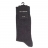 Chaussettes Ted Lapidus grises anthracite côtelées