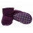 Chaussons bébé anti-dérapants laine - Violet 4 - 8 mois (8 cm environ)