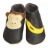 Chaussons cuir souple - Singe et Banane