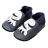 Chaussons cuir souple - Zèbre 30 18,70 cm
