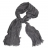 Chèche Esprit à petits carreaux noirs, gris et bleus