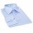 Chemise à rayures bleues et blanches