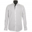 Chemise Blanche à opposition grise à petits pois blancs